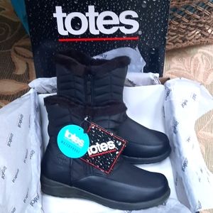 Totes Waterproof💧Boots 'Jara' Women's  size 8 NEW!🖤